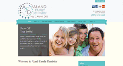 Desktop Screenshot of alandfamilydentistry.com